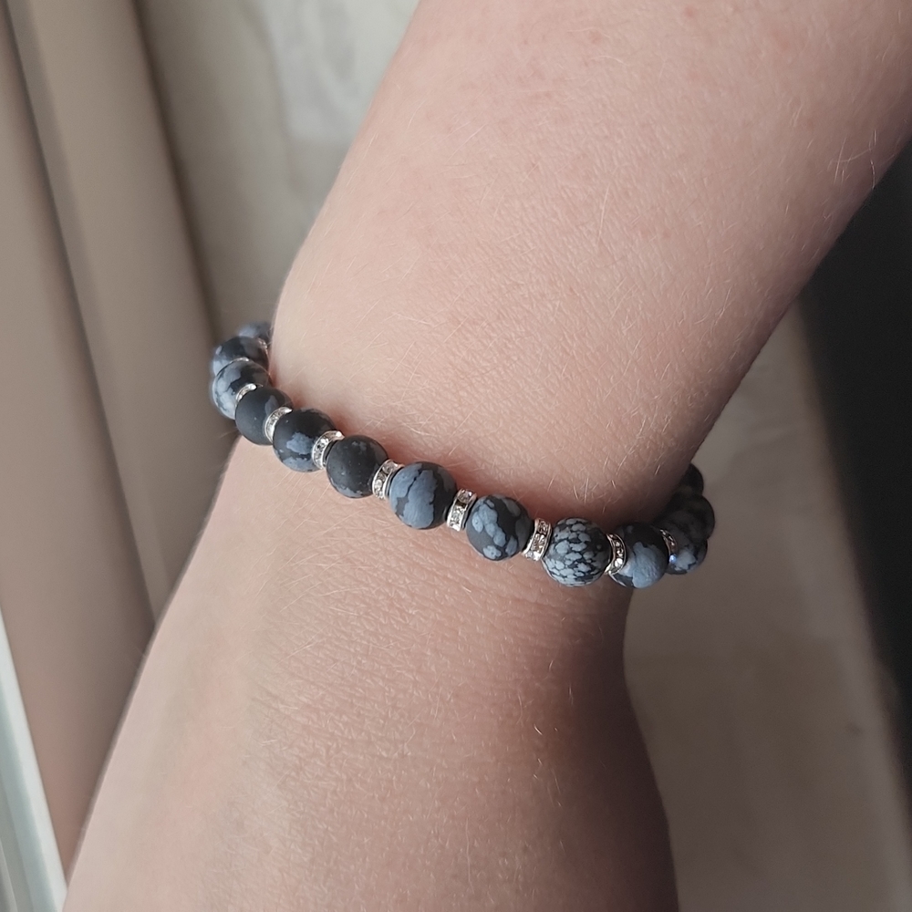 Handmade Matte Speckled Bracelet
